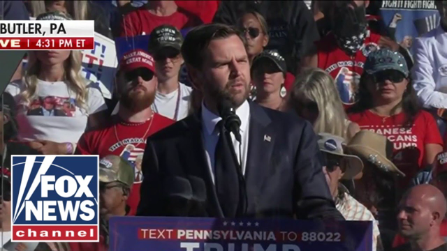 JD Vance addresses Butler, PA rally: 'I truly believe God saved Trump's life'