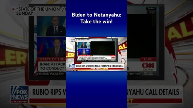 Biden admin slammed for leaking call with Netanyahu #shorts