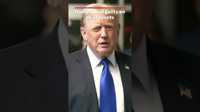 Trump speaks out after guilty verdict: ‘I’m a very innocent man’ #shorts