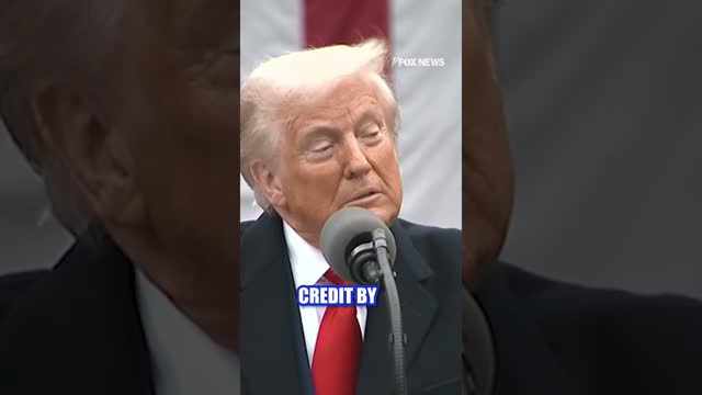 'CAN YOU BELIEVE IT?': Trump on kudos from 'fake news' #fox #news #trump #shorts #politics