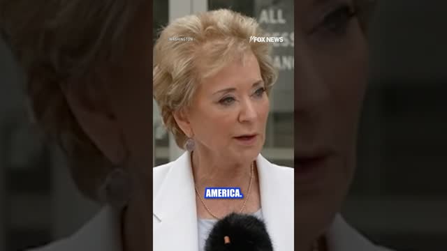 Trump education secretary hijacks Dem presser #lindamcmahon #education #departmentofeducation
