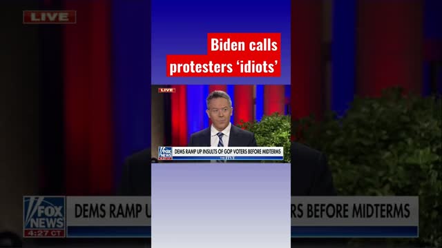 Biden rips protesters calling out ‘socialism’ #shorts