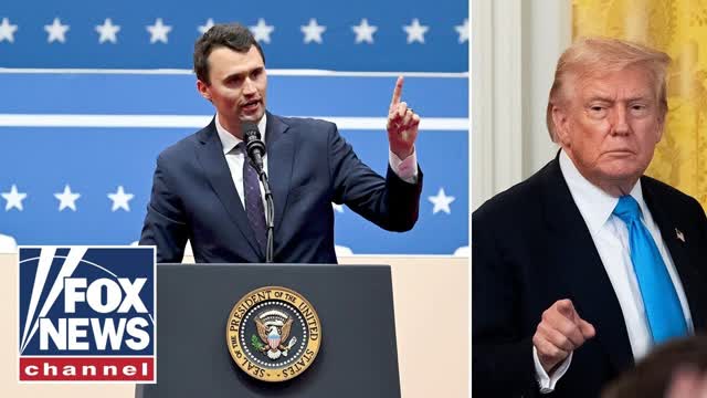 Trump says Charlie Kirk had a 'good shot' to be president in future
