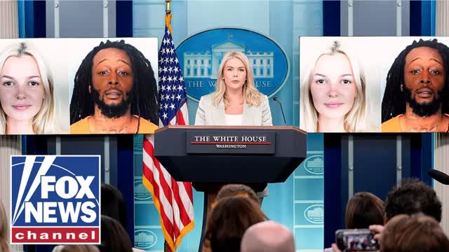 Leavitt rips White House media over Charlotte train murder coverage