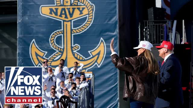 �Hooyah, Navy!�: Melania Trump marks 250 years of American sea power