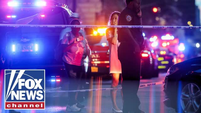 New York police hold press conference after six people are shot in Midtown Manhattan