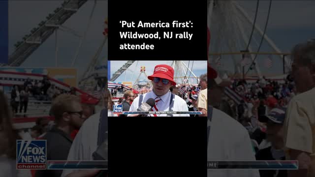 'Jesse Watters Primetime' visits Trump's Wildwood, NJ rally #shorts