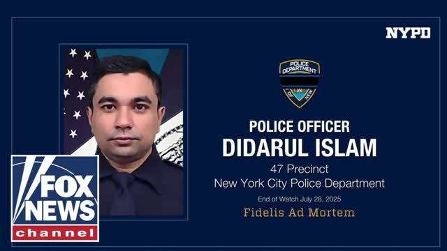 NYPD officer Didarul Islam honored at funeral