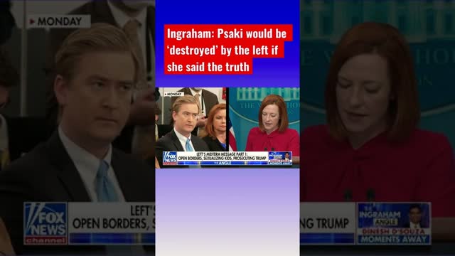 Ingraham: This is why Psaki is heading for the hills #shorts
