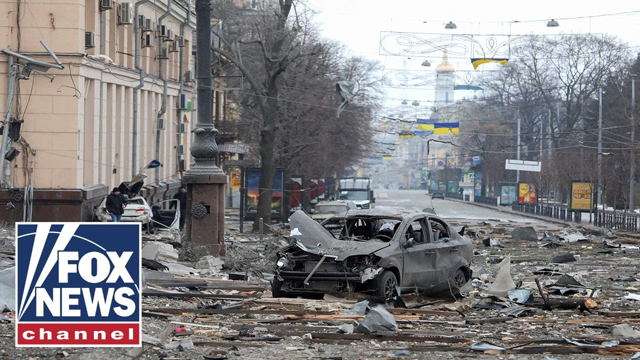 New footage shows aftermath of bombing in Kharkiv, Ukraine