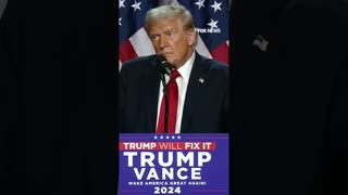 Trump says "God spared my life for a reason" in victory speech to American people