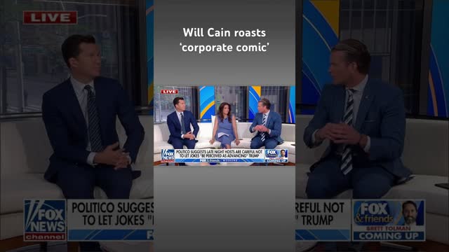 Report suggests comedians skip Biden jokes in Trump era #shorts