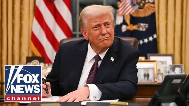 WATCH LIVE: President Trump signs executive orders from the Oval Office