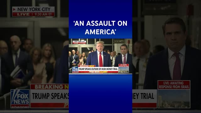 Trump says hush money trial is 'political persecution like never before'