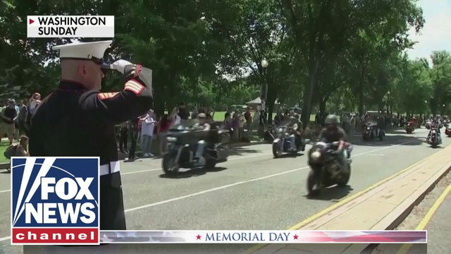 Annual Rolling to Remember motorcycle rally honors troops in DC
