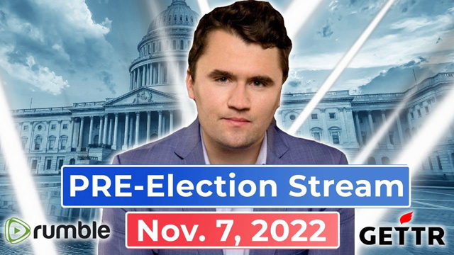 Election Night with Charlie Kirk, Posobiec,Rich Baris, Benny Johnson, Tyler Bowyer, SavSays and MORE
