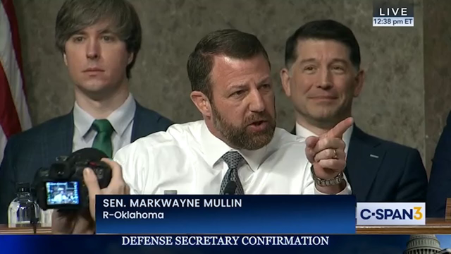 GOP Senator Mullin EXPOSES Democrat Hypocrites at Hegseth Hearing