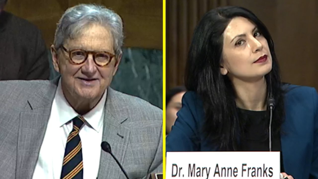 Sen. Kennedy Makes Mincemeat of Smug College Professor at Hearing