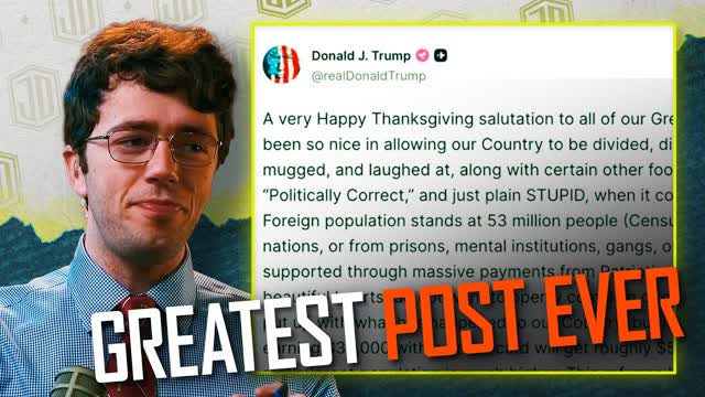 Trump's BEST Post of All-Time was Just Made... And It's More Important Than You May Realize