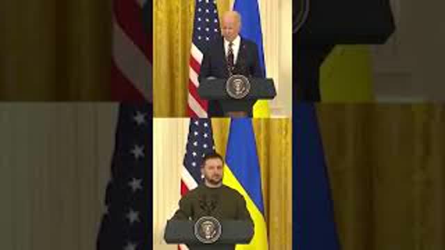 EMBARRASSING: Zelesky Has to TELL BIDEN to Put In His Ear Piece