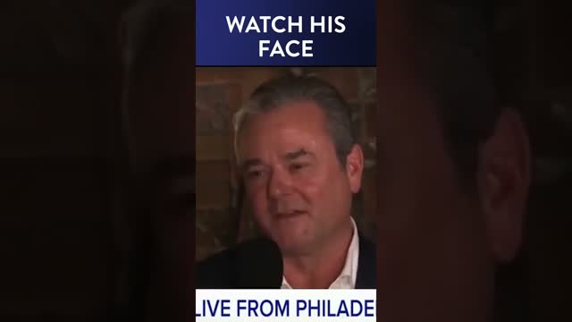 Watch News Host's Face as He Watches a Voter Flip In Real Time | #Shorts