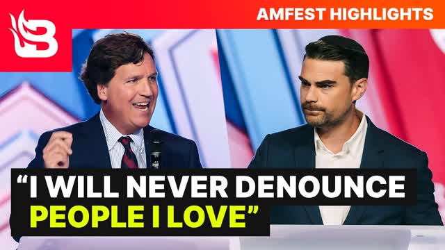 Tucker Carlson-Ben Shapiro FEUD Takes Center Stage on Day 1 of AmFest 2025