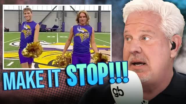 Glenn Beck Can't Stop Laughing at NFL's "Male Cheerleaders" Epidemic ?
