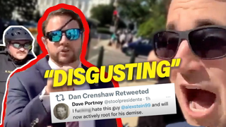 Dan Crenshaw MELTS DOWN After Alex Stein Confronts Him