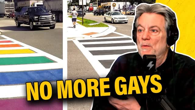Ron DeSantis Paints Over "Gay Rainbow Crosswalk" & Libs are Pissed ?
