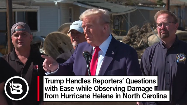 Trump's Hurricane Visit Turns into Q&A Masterclass with Media