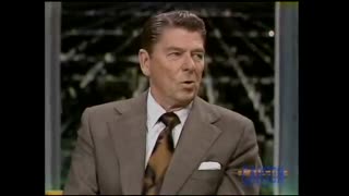 Ronald Reagan Sits Down with Johnny  Carson Tonight Show