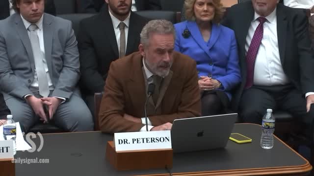 Jordan Peterson’s shortened version Testimony Before Congress PLEASE SHARE!! This IS what's coming!
