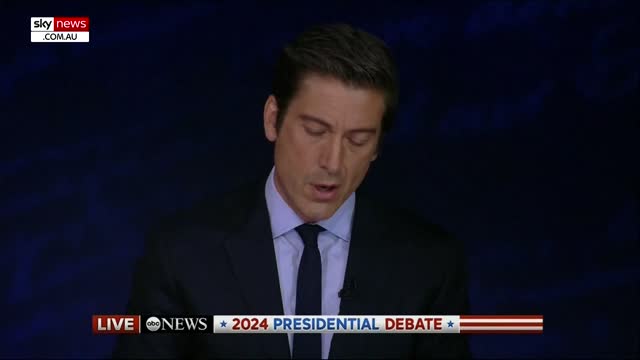 Sky News The three big takeaways from the first presidential debate
