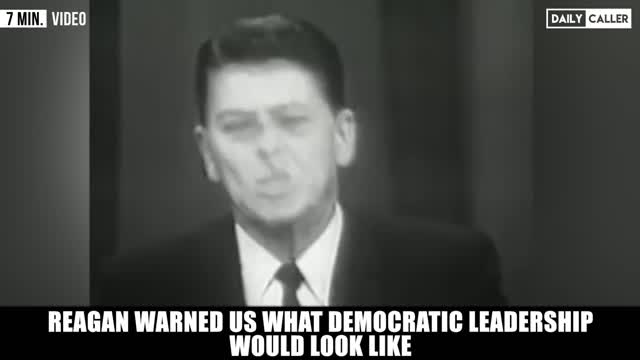 Reagan Warned Us About The Direction Of The Democratic Party