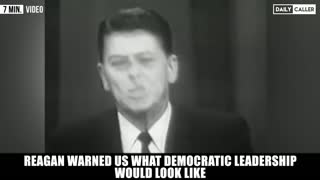 Reagan Warned Us About The Direction Of The Democratic Party