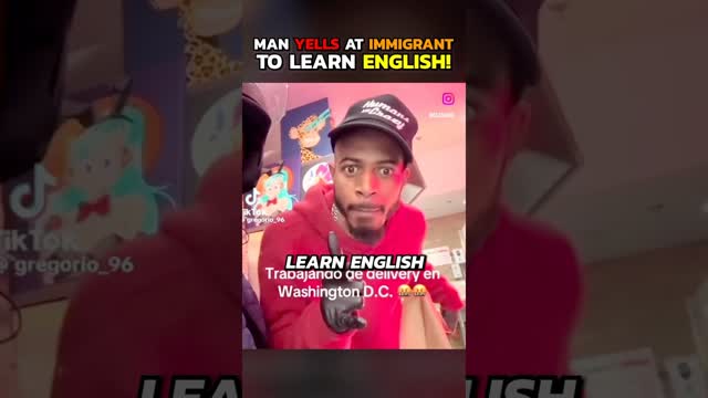 Black Dude Goes Off On Immigrant Speaking Spanish