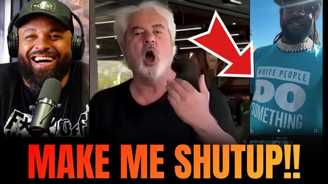 White Guy Challenges Race Hustler Wearing 