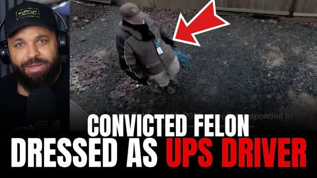 Cops Teach Felon dressed as UPS Driver Lesson She Won�t Ever Forget!