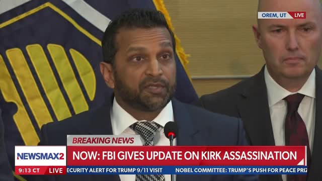 LIVE: FBI Announces Arrest in Charlie Kirk Assassination | NEWSMAX2
