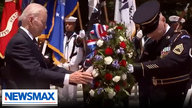 WATCH: Biden participates in Memorial Day wreath-laying ceremony