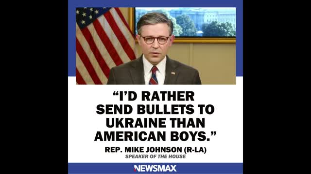 House Speaker to NEWSMAX: Send bullets to Ukraine, not American soldiers