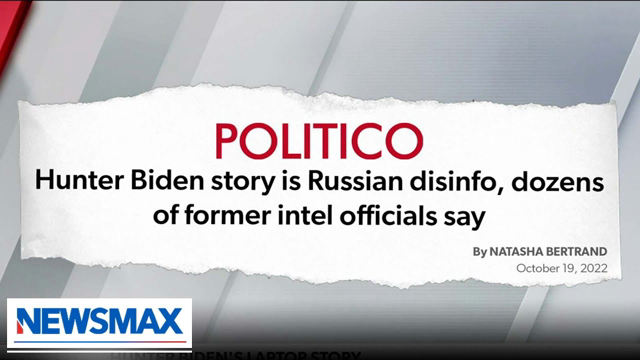Dozens of intel officials said Hunter story was Russian disinformation
