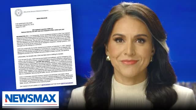 'FIRST STEP': DNI Tulsi Gabbard seeks to root out 'Deep State actors' in intelligence community