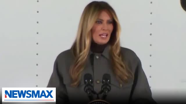 Melania Trump: Troops strength is often quiet, always powerful