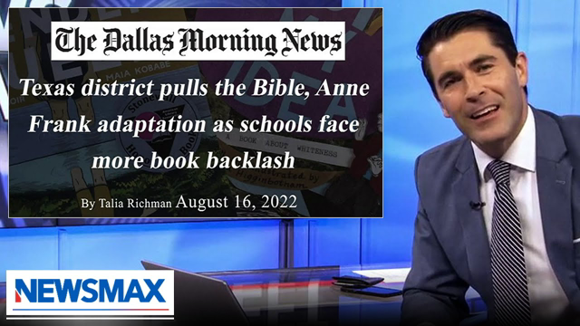 Rob Schmitt: Texas won't let kids read the Bible