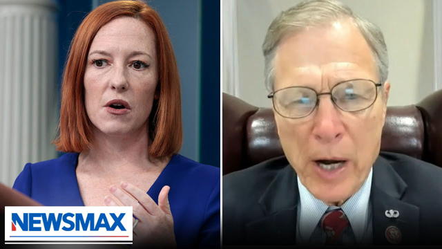 Congressman GOES OFF on Psaki for blaming Trump for Biden's border disaster | Wake Up America