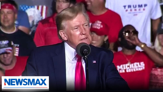 Trump brings back iconic "You're Fired" catchphrase at "Save America" rally event in Waukesha