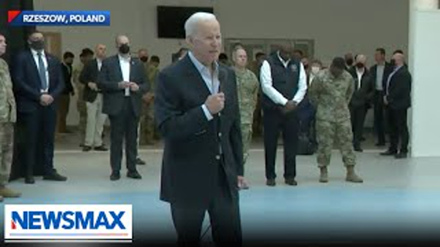 WATCH: Biden mistakenly tells U.S. troops they'll soon be in Ukraine | Spicer & Co.