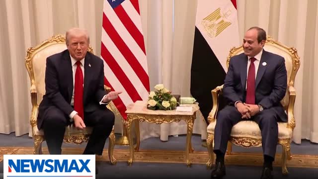 WATCH: President Trump meets with Egyptian President Abdel Fattah el-Sissi