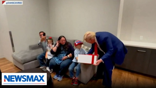 Trump surprises 8-year-old boy with gift before rally | Wake Up America